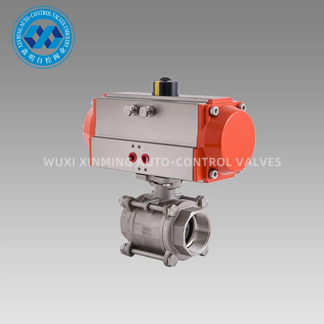 Pneumatic Actuator 3PCThread Ball Valve