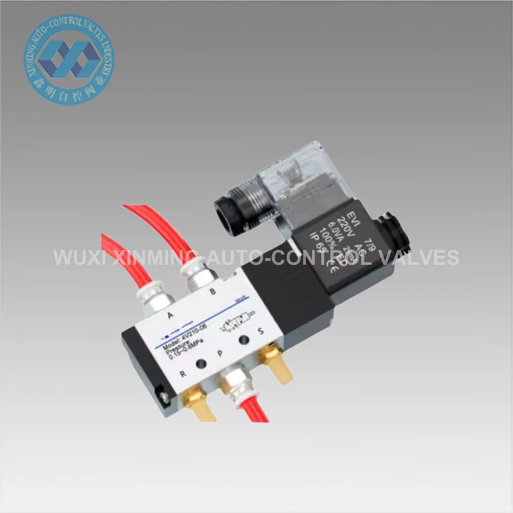 Hliníková zliatina pneumatická solenoidová chlopňa 52 AC220V 110V