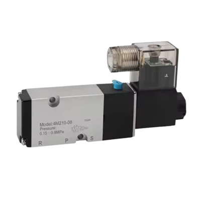 2- way 5- port vysokotlakový pneumatický solenoidný ventil (0-10 MPA)
