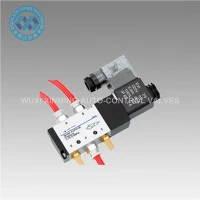 Hliníková zliatina pneumatická solenoidová chlopňa 52 AC220V 110V